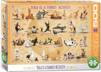 Eurographics Yoga ist eine Familienaktivität Puzzle (500 Teile)