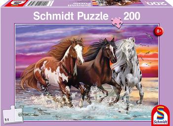 Schmidt-Spiele Puzzle Wildes Pferde-Trio (200 Teile)