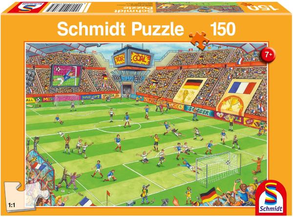 Schmidt-Spiele Puzzle Finale im Fußballstation (150 Teile)