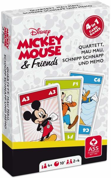 Cartamundi Deutschland Disney Mickey & Friends - Quartett 4 in 1