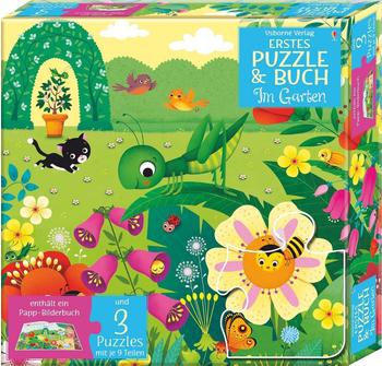 Federica Iossa Erstes Puzzle & Buch: Im Garten