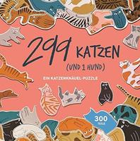 299 Katzen (und 1 Hund): Ein Katzenkn&auml;uel-Puzzle, Orange