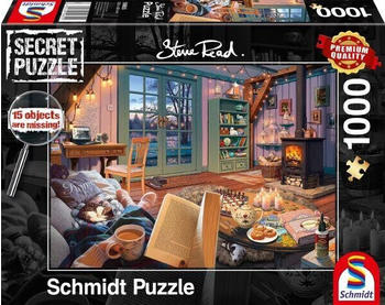 Schmidt-Spiele Secret Puzzle Steve Read: Im Ferienhaus 1000 Teile