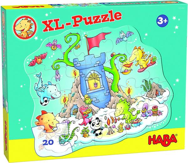 HABA XL Puzzle Drache Funkelfeuer – Puzzle Party (305466)