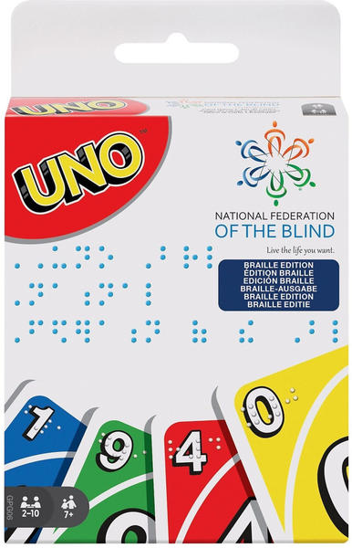 Mattel Games UNO Braille