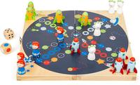 Small Foot 11452, Small Foot - Wooden Ludo Game Space Travel