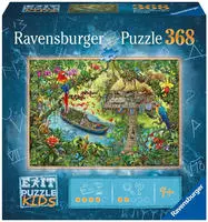 Ravensburger 12924, Ravensburger EXIT Puzzle Kids - Die Dschungelexpediton