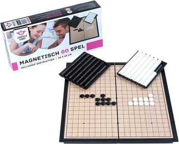 Engelhart Engelhart- 250412 - Go Spiel Magnetisch , 24 cm x 24 cm - Reise Kompaktspiele - Klappbrettspiel - Japanische magnetische Brettspiele