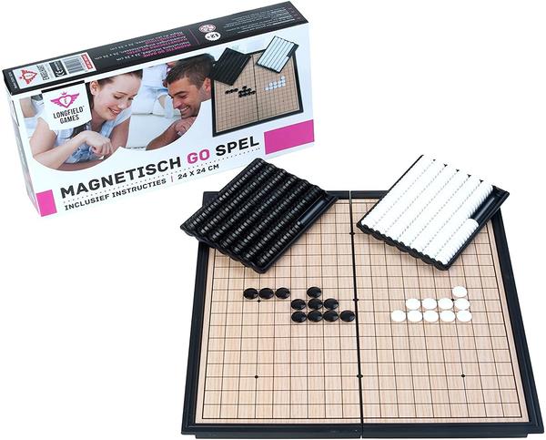 Engelhart Engelhart- 250412 - Go Spiel Magnetisch , 24 cm x 24 cm - Reise Kompaktspiele - Klappbrettspiel - Japanische magnetische Brettspiele