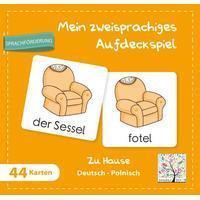 Schulbuchverlag Anadolu Mein zweisprachiges Aufdeckspiel, Zu Hause Deutsch-Polnisch (Kinderspiel)