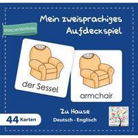 Schulbuchverlag Anadolu Mein Zweisprachiges Aufdeckspiel Zu Hause Deutsch-Englisch (Kinderspiel)
