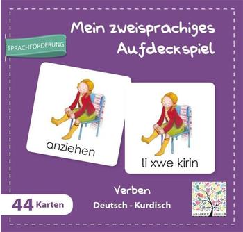 Schulbuchverlag Anadolu Mein zweisprachiges Aufdeckspiel Verben Deutsch-Kurdisch (Kinderspiel)