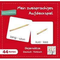 Schulbuchverlag Anadolu Mein zweisprachiges Aufdeckspiel, Gegensätze Deutsch-Türkisch (Kinderspiel)