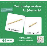 Schulbuchverlag Anadolu Mein zweisprachiges Aufdeckspiel Gegensätze, Deutsch-Arabisch (Kinderspiel)