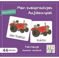 Schulbuchverlag Anadolu Mein zweisprachiges Aufdeckspiel Fahrzeuge Deutsch-Kurdisch (Kinderspiel)