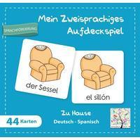 Schulbuchverlag Anadolu Mein zweisprachiges Aufdeckspiel Zu Hause Deutsch-Spanisch (Kinderspiel)