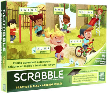 Mattel Scrabble Practice & Play to Learn English (spanish)