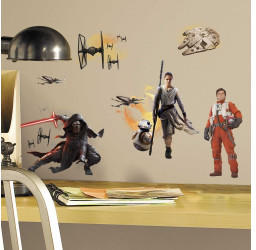 RoomMates Wandsticker Star Wars Das Erwachen der Macht (4 Teile)