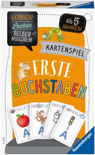 Ravensburger Lernen Lachen Selbermachen: Erste Buchstaben, Kinderspiel für 2-4 Spieler