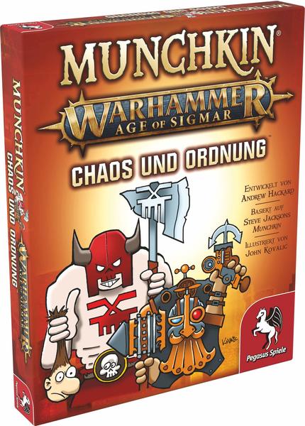 Pegasus Spiele Munchkin Warhammer Age of Sigmar: Chaos & Ordnung Erweiterung