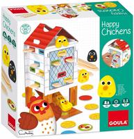 Goula 53170 - Happy Chickens, Fr&ouml;hliche K&uuml;ken, Geschicklichkeitsspiel