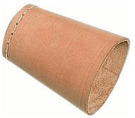 Piatnik W&uuml;rfelbecher Lederbecher mit Filzf&uuml;tterung, braun