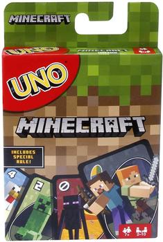 U N O Sports Uno Minecraft Kartenspiel, Mehrfarbig
