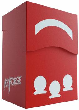 Gamegenic KeyForge Gemini Deck Box Red, (Sammelkartenspiel)