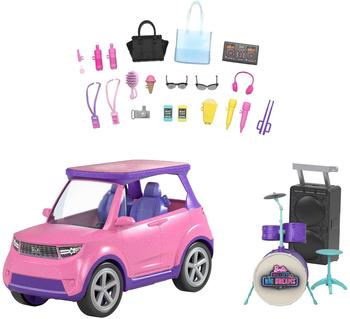Barbie Barbie Bühne frei für große Träume: SUV, Auto inkl. Bühne und Zubehör (GYJ25)