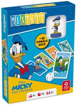 Cartamundi Deutschland Mixtett: Disney Mickey+ Friends Set 4 mit Figur Donald, (Kinderspiel)