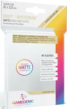 Gamegenic Dixit Mysterium Matte Sleeves 81x122mm color code: Sand 90 Stück