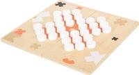 Small Foot 12220, Small Foot - Wooden Solitaire and Mill Game Gold Edition
