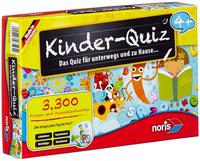 Noris Kartenspiel Kinder-Quiz f&uuml;r schlaue Kids 4+, ab 4 Jahre, 1-6 Spieler
