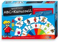Noris Lernspiel 606076151, ABC-Karussell, ab 5 Jahre, 1-6 Spieler, Buchstaben...