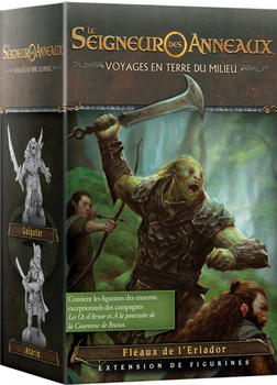 Fantasy Flight Games Le Seigneur des Anneaux : Voyages en Terre du Milieu - Extension - Fléaux de lÉriador (French)