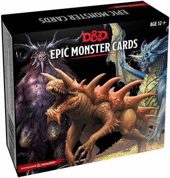 Wizards of the Coast Monster Cards: Epic Monsters (77 cards)