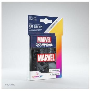 Gamegenic Marvel Champions Sleeves - Marvel Black