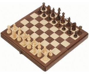Philos-Spiele Schachkassette Walnuss medium