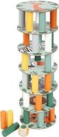 Small Foot 11958, Small Foot - Wooden Wobble Tower Safari Game
