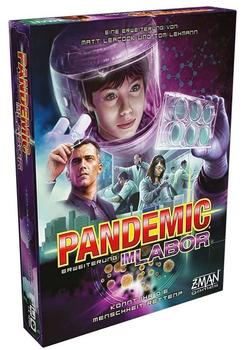 Z-Man Games ZMND0017 - Pandemie: Im Labor für 1-6 Spieler, ab 8+ Jahren (DE-Erweiterung),