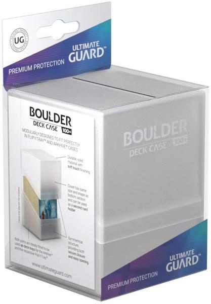Ultimate Guard UGD010689 Boulder Deck Case 100+ Standardgröße Kartenbox, Frosted