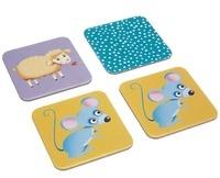 Lisciani 304-80045, Lisciani Carotina Baby Memo Animals 80045 SMOOTH (Deutsch,
