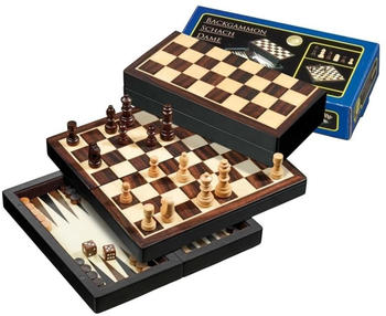 Reise-Schach-Backgammon-Dame-Set (2507)