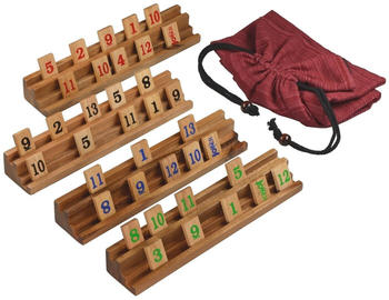 Holzspiele Spielesammlung - Rummy mit 108 Spielsteinen