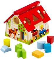 GOULA 55220, JUMBO SPIELE 55220 GOULA - Bauernhof Geometrische Formen