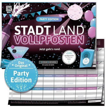 Stadt Land Vollpfosten Party Edition