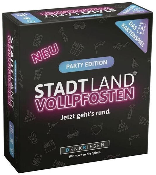 Stadt Land Vollpfosten - Party Edition (Das Kartenspiel)