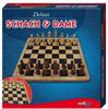 Noris 8563202-3620816, Noris Brettspiel "Schach & Dame " - ab 6 Jahren, Größe