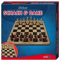 Noris 606104577, Noris DEvi LOVEuxe Wooden - Chess & Checkers
