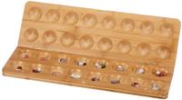 3256 - Hus, Bambus, Brettspiel aus Holz, 1-2 Spieler, ab 8 Jahren